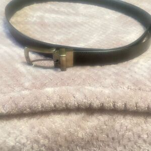 Men's Black Leather Belt